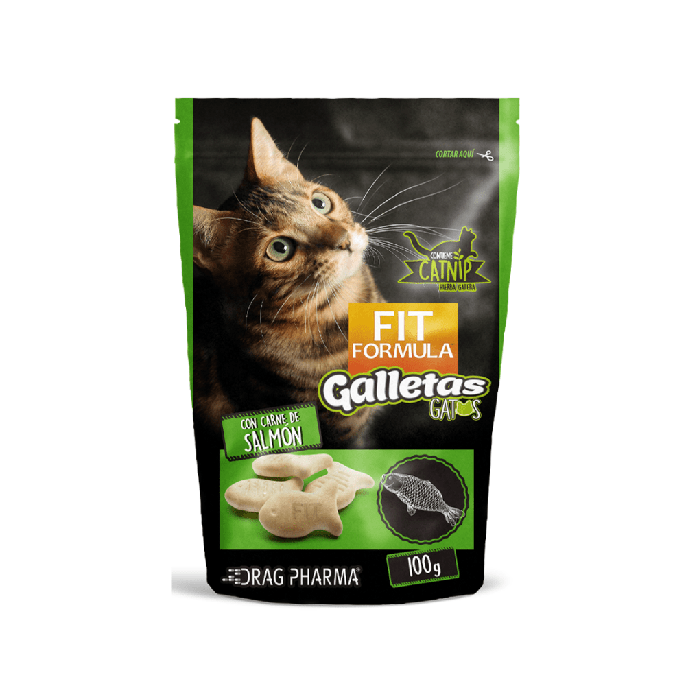 Snack Fit Gato Galletas / Salmón